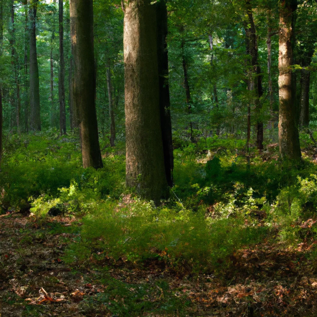 Wooded forest parcel in Edison, NJ