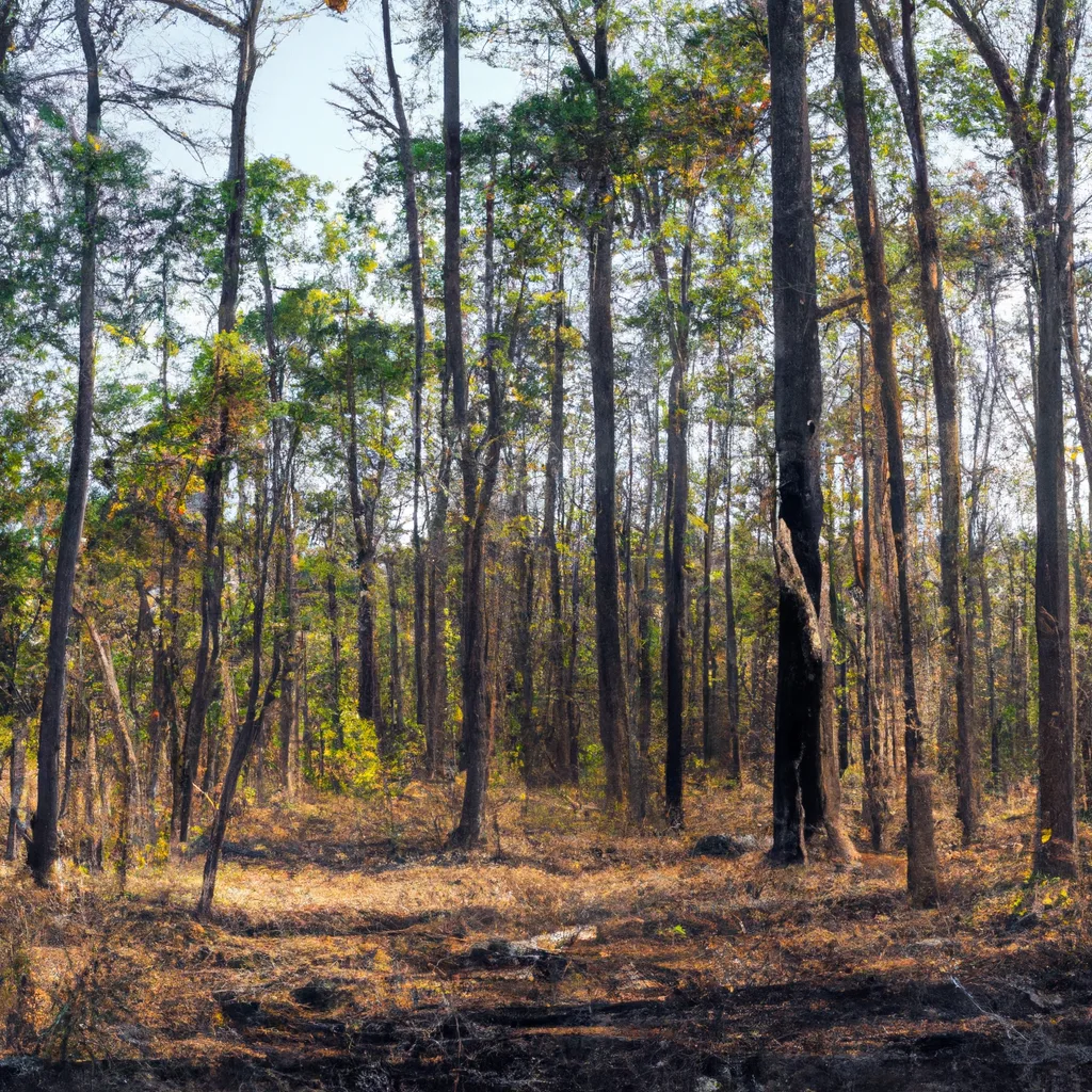 Wooded forest parcel in Toms River, NJ